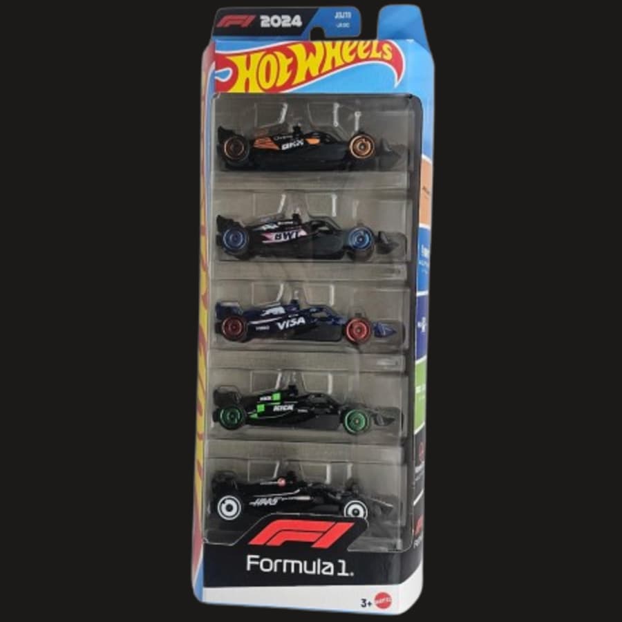 Hot Wheels Formula 1 2024 — Bộ 5 xe đua F1 (5-Pack)